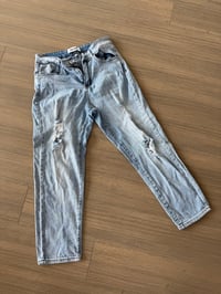 Image 1 of ripped jeans (sz 9)