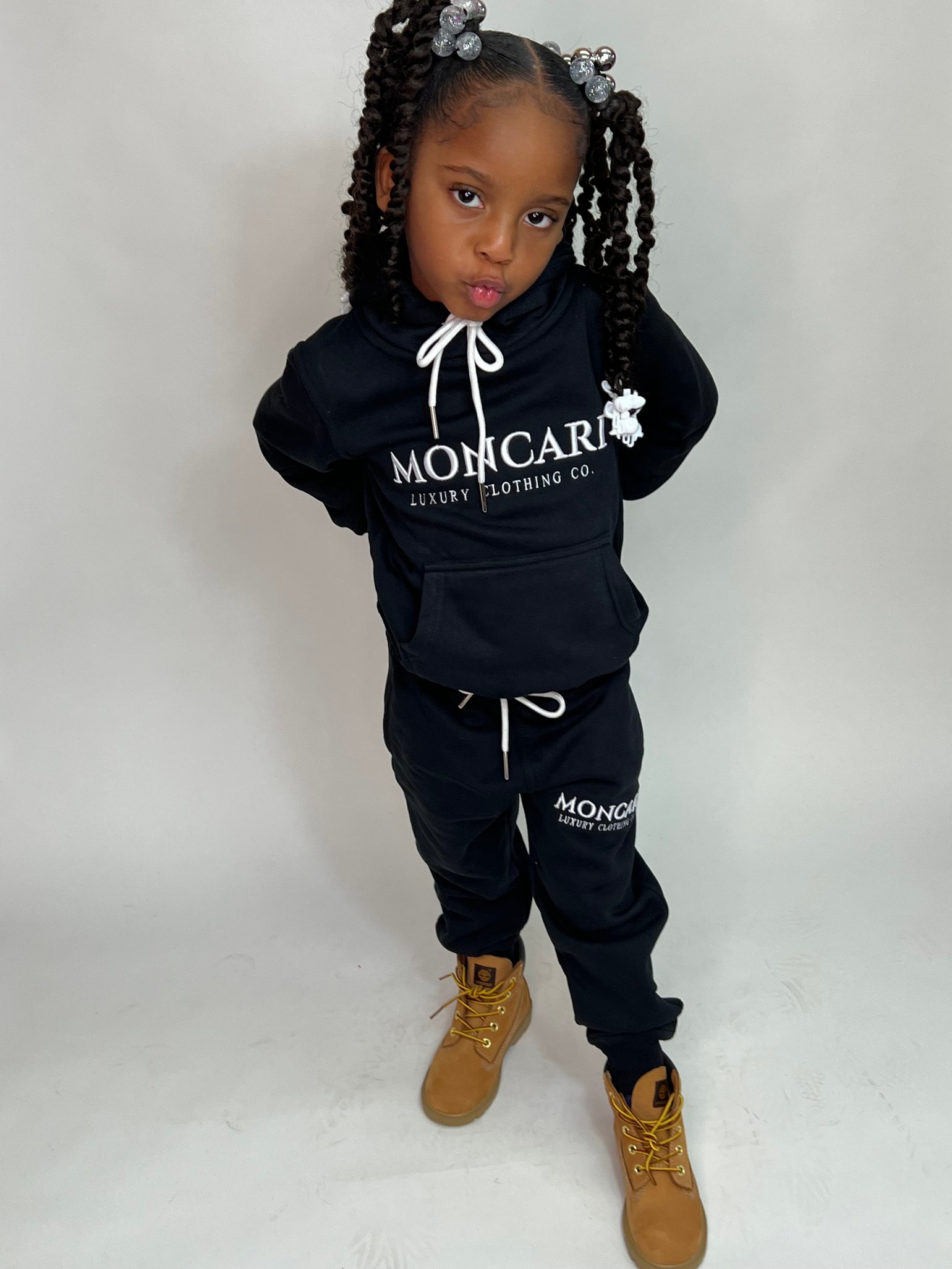 Image of MONCARI KIDS SIGNATURE HOODIE AND JOGGER SET