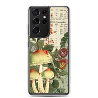 Image 19 of Colorful Antique Bookpage Mushroom Fungi Illustration Clear Case for Samsung®