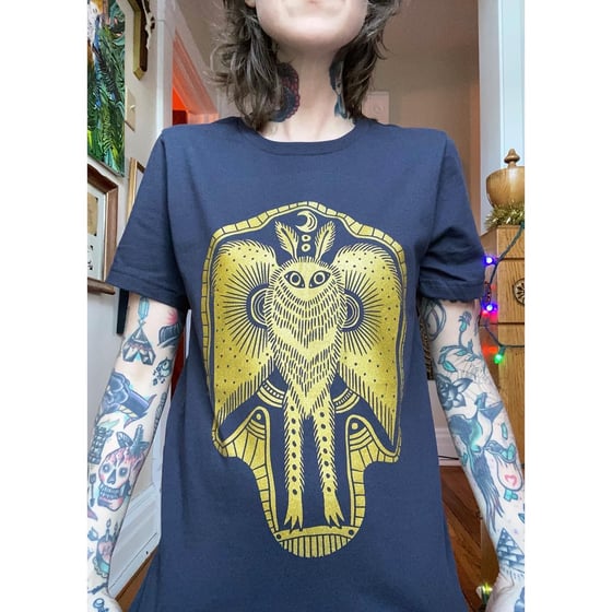 Image of Metallic Mothman Shirt (preorder)