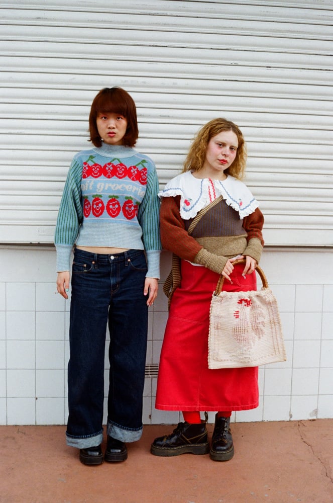 THE GREEN GROCER WRAP AROUND CARDIGAN