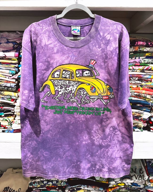 Grateful Dead 90s ‘Truckin’ / Dead X-ing’ T-Shirt - Size L