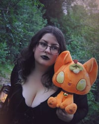 Image 2 of Pumpkat Plushie