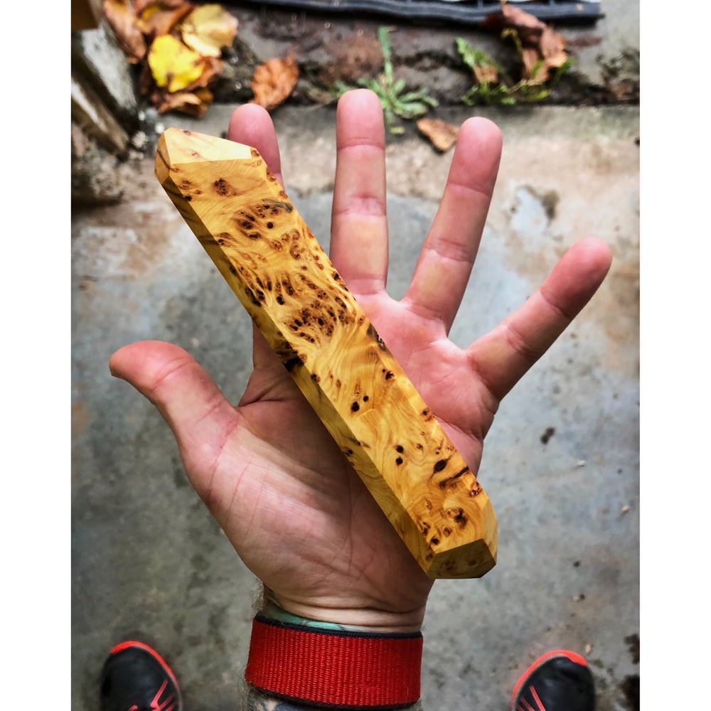 Image of Pitch Pocket Yellow Cedar Burl Long 2021