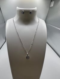 Image 1 of Silver necklace set 