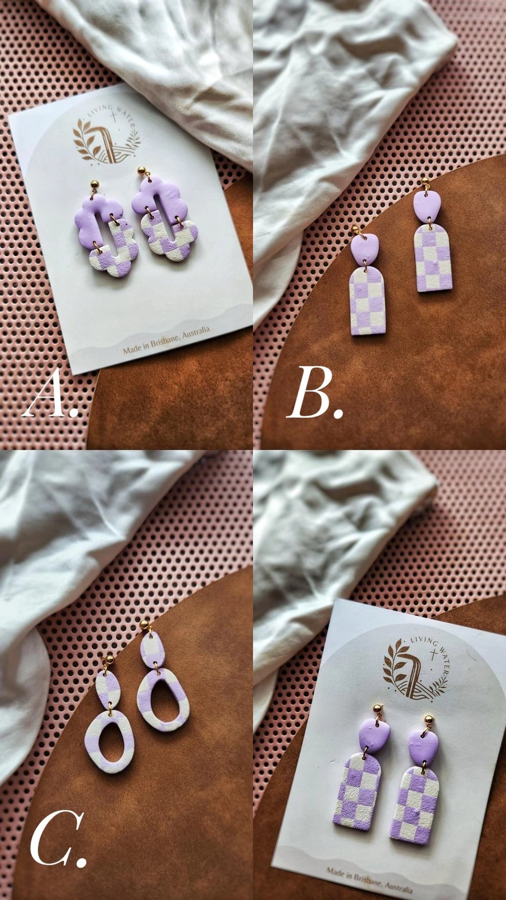 Image of Funky Purple Check 