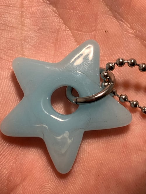 Image of sky blue star