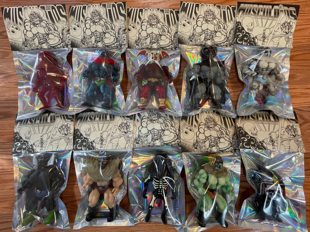 MUSCULOIDS 6” rubber figure