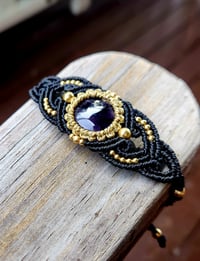 Image 2 of Trapiche Amethyst Bracelet 