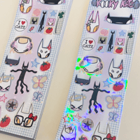 Image 3 of Kooky Katz sticker sheets