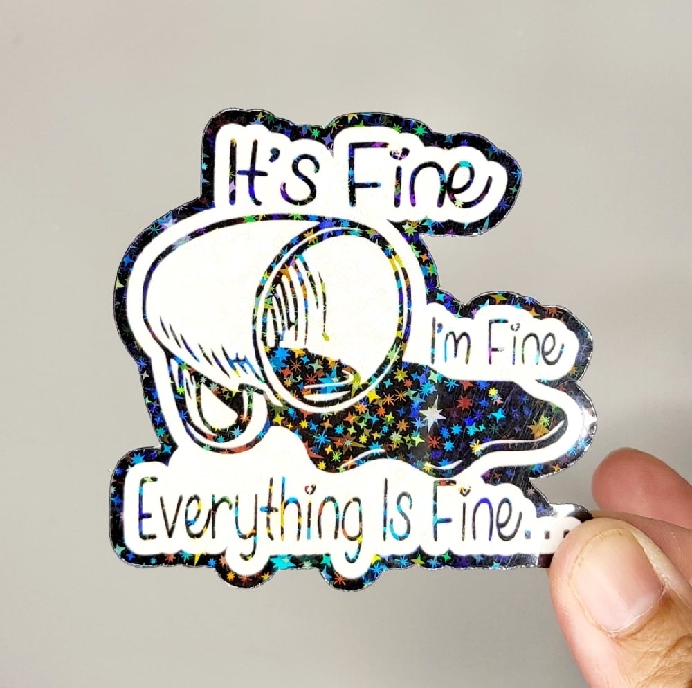 I'm fine sticker