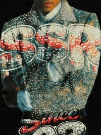 Image 2 of Michael Jackson Rhinestone Tee (Black) 