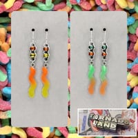 Gummy Worm Earrings