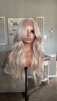 Image 3 of Icy free part curtain bangs (ready to ship) 