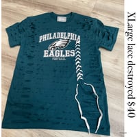 Xlarge eagle green lace destroyed