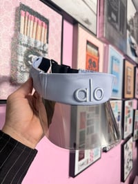 Blue visor