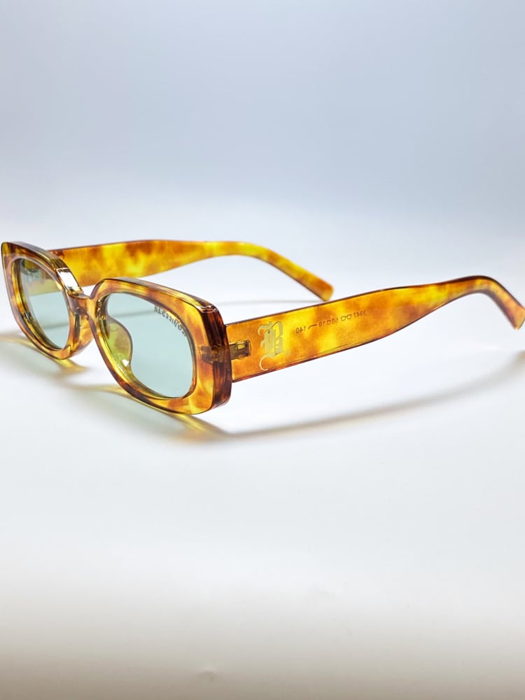 Image of BLE$$ING$®️ TIGER FRAMES GRN TINT