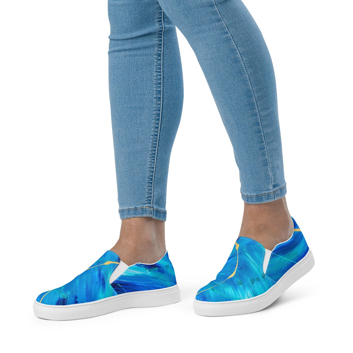 Image of "Dive" Women’s slip-on canvas shoes