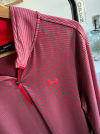 Image 2 of Under armor, red striped shirt