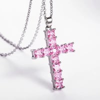 Image 1 of Cross my heart necklace 