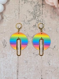 Image 2 of Rainbow Drop Earrings