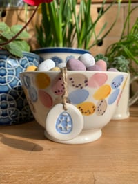 Image 1 of Ceramic Easter Motif Small Tags. Set of 3