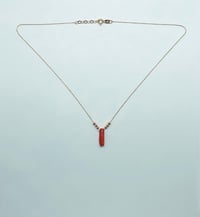 Image 1 of Coral Branch 14k necklace