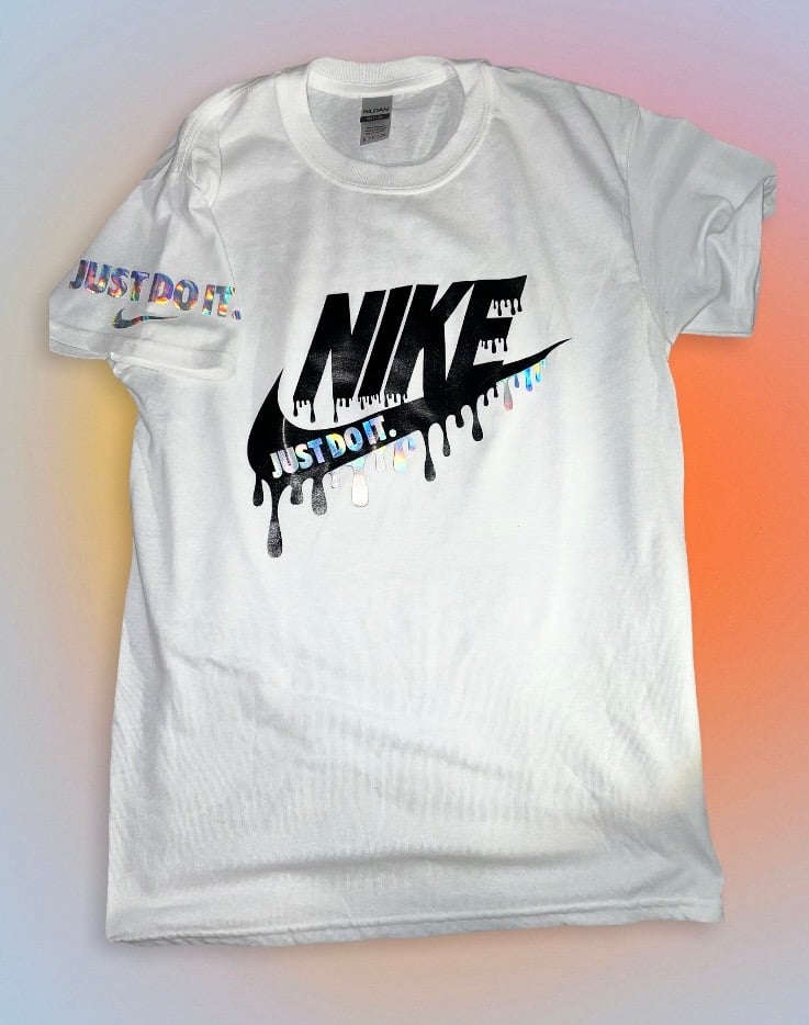 iridescent nike shirt