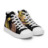 Image 1 of ZEN EXP - “Snake vs. Falcon” Men’s high top canvas shoes