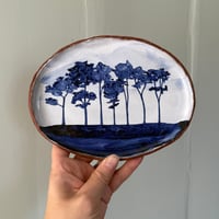 Image 1 of Small Oval Scots Pine Plate 
