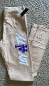 Tan leggings blue la