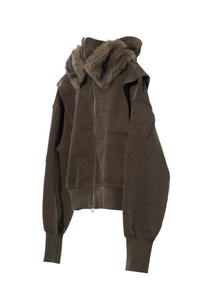Image of EQUALNEAR - Phantom Zip Hoodie (Olive)