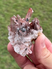 Image 1 of Red Quartz Points Cluster | Guangdong China #3057