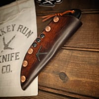 Image 3 of JAKE • micarta & yellow dino bone trustone