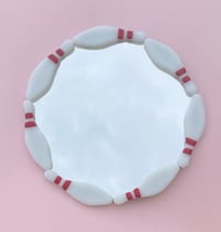 Image 1 of Fused glass bowling pin mirror