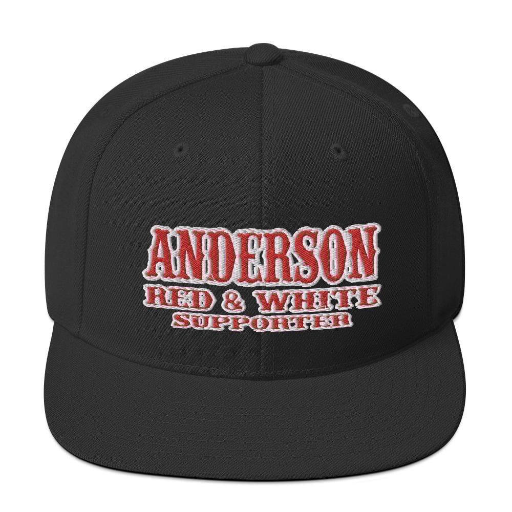 Anderson Red and White supporter Snapback Hells Angels Anderson