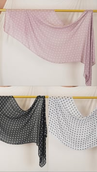 Polka dot modal hijab preorder 14-28 days