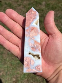 Image 11 of Pink Petal Agate Obelisk #2501