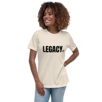 Image 4 of Women's "Legacy"(black logo) Relaxed T-Shirt