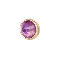 Image 1 of Round Bezel Reverse Set - Amethyst 