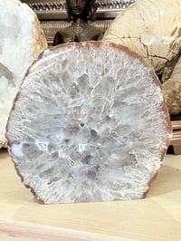 Image 2 of Large Agate Base Cut Display Piece #2637