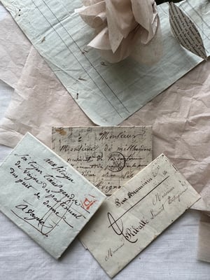Image of Vintage French letter bundle •1