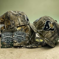 Image 1 of New Era 59Fifty Texans Real Tree 2002 Draft