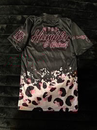 Image 2 of HN PINK N BLACK CHEETAH DRI FIT SHIRT