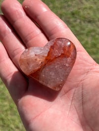 Image 8 of Fire Quartz Heart Carving | #3014