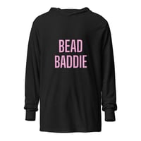 Image 1 of Bead Baddie Hooded long-sleeve tee