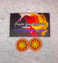 Image 1 of Sunrise Beaded Studs