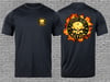 Street Glide Nation burning Skull T-Shirt