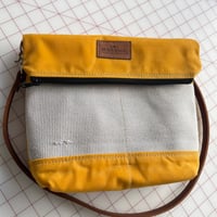Image 1 of Crossbody Burn Bag- Yellow
