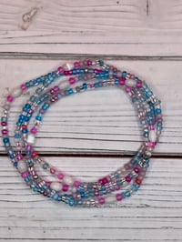 Image 1 of Cotton Candy Waist Bead Strand